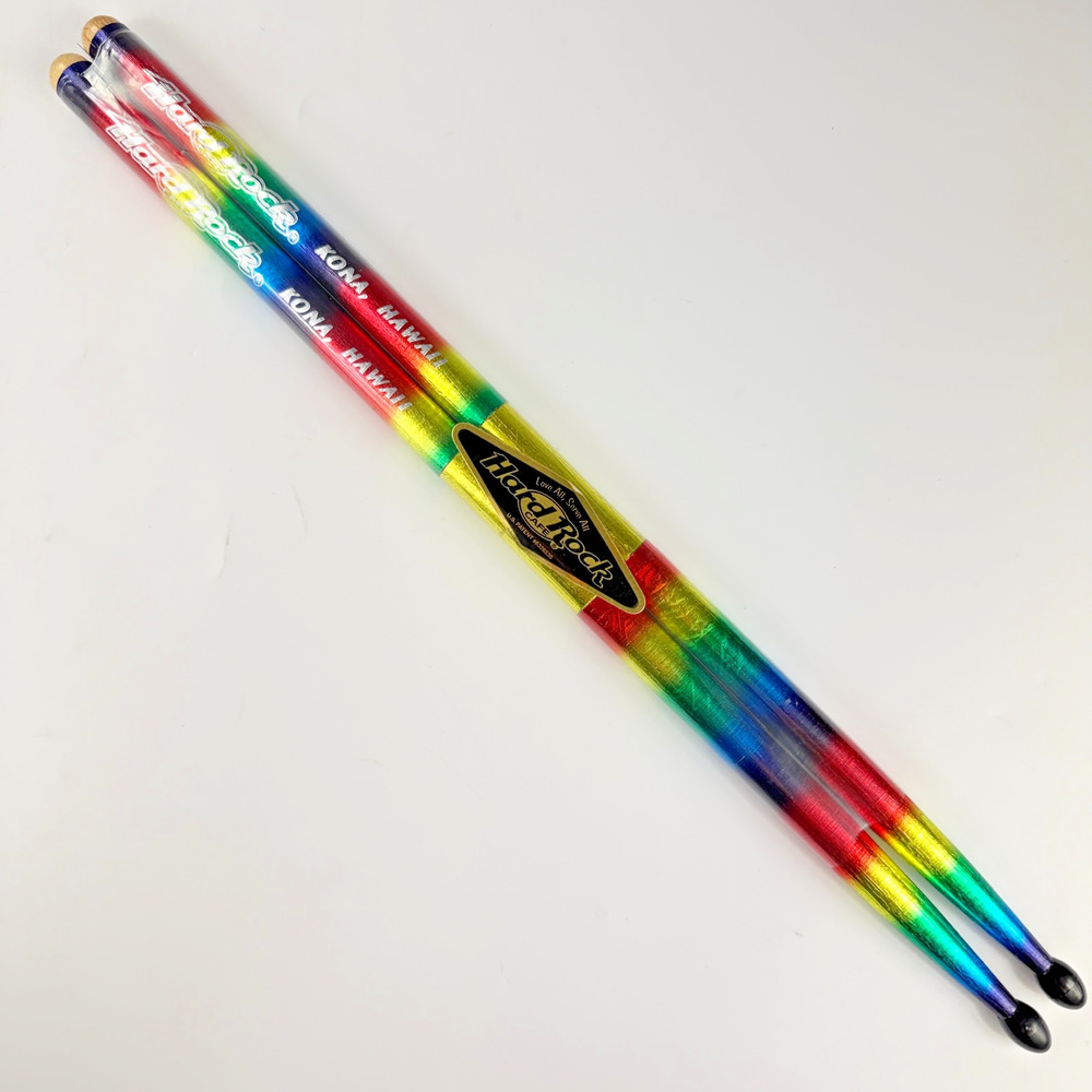 RARE Hard Rock Cafe KONA HAWAII Authentic Drum Sticks - Restaurant Closed 2008
